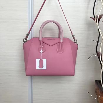 Givenchy Antigona Tote Glazed Medium In Pink 9982 Size 28x33cm
