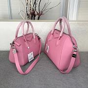 Givenchy Antigona Tote Glazed Medium In Pink 9982 Size 28x33cm - 4
