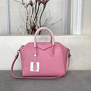 Givenchy Antigona Tote Glazed Medium In Pink 9982 Size 28x33cm - 6
