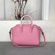 Givenchy Antigona Tote Glazed Medium In Pink 9982 Size 28x33cm - 5