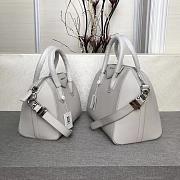 Givenchy Antigona Tote Glazed Medium In Grey 9982 Size 28x33cm - 2
