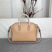 Givenchy Antigona Tote Glazed Medium In Beige 9982 Size 28x33cm - 2