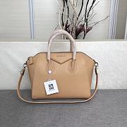 Givenchy Antigona Tote Glazed Medium In Beige 9982 Size 28x33cm - 5