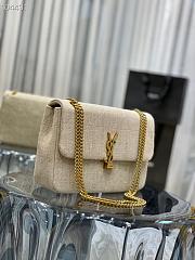 YSL Jamie Medium Carre Rive Gauche In Beige 515821 Size 24×15.5×6.5cm - 4