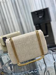 YSL Jamie Medium Carre Rive Gauche In Beige 515821 Size 24×15.5×6.5cm - 2