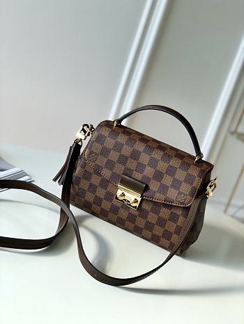 Louis Vuitton Croisette Ebene Compact Crossbody 25cm