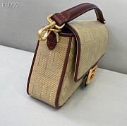 Fendi Baguette In Beige FF Canvas 8BR600 - 4