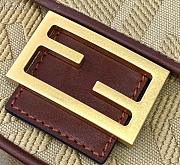 Fendi Baguette In Beige FF Canvas 8BR600 - 2