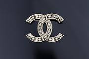 Chanel Brooch Double C Pearl - 1