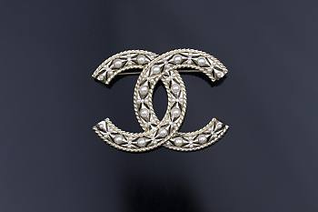 Chanel Brooch Double C Pearl