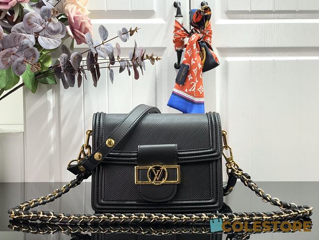 Louis Vuitton Mini Dauphine Epi Leather Black M55964 Size 20x15x9 cm - 1