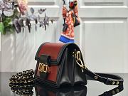 Louis Vuitton Mini Dauphine Epi Leather Black&Red M55964 Size 20cm - 3