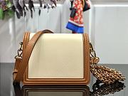 Louis Vuitton Mini Dauphine Epi Leather White&Brown M55964 Size 20x15x9 cm - 5