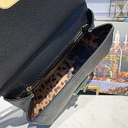 D&G Medium Dauphine Leather Sicily Bag BB6002 Size 25x12x22cm - 2