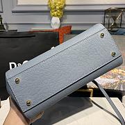 D&G Medium Dauphine Leather Sicily Bag In Blue BB6002 Size 25x12x22cm - 4
