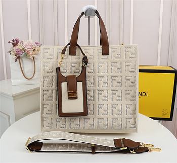 Fendi Off-White Forever Fendi Tote Bag 211693 