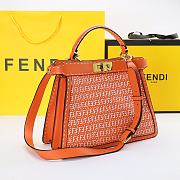 Fendi Peekaboo ISEEU Medium Bag In Orange  - 4
