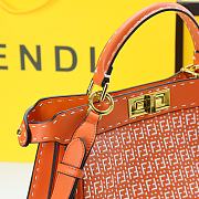 Fendi Peekaboo ISEEU Medium Bag In Orange  - 2