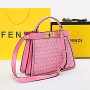 Fendi Peekaboo ISEEU Medium Bag In Pink  - 4