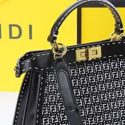 Fendi Peekaboo ISEEU Medium Bag In Black  - 2