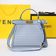 Fendi Peekaboo ISEEU Medium Bag In Blue  - 1