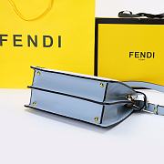 Fendi Peekaboo ISEEU Medium Bag In Blue  - 6