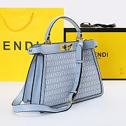 Fendi Peekaboo ISEEU Medium Bag In Blue  - 3