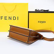 Fendi Peekaboo ISEEU Medium Bag In Brown - 2