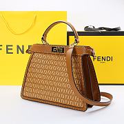 Fendi Peekaboo ISEEU Medium Bag In Brown - 3