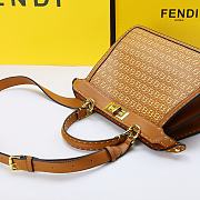 Fendi Peekaboo ISEEU Medium Bag In Brown - 5
