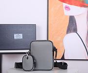 Prada Nylon & Saffiano Leather Bag With Strap 2VH112  - 4