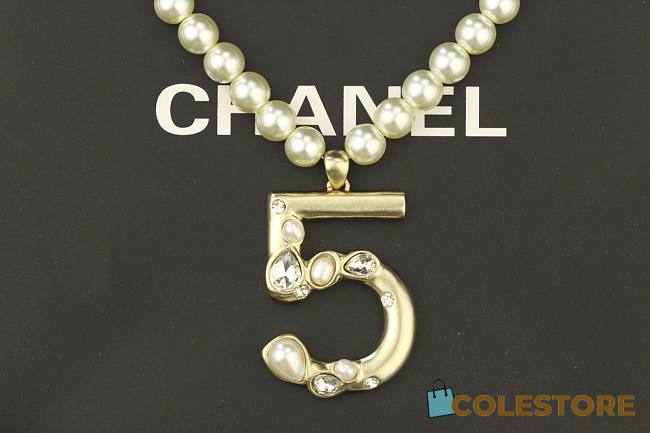 Chanel Necklace Pearl 002 - 1