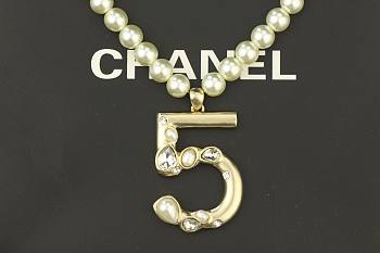 Chanel Necklace Pearl 002