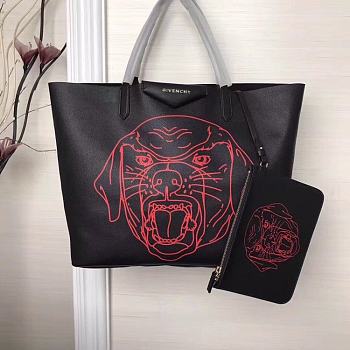 Givenchy Antigona Red Dog Tote Bag 210121