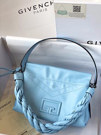 Givechy Medium  ID93 Shoulder Bag In Blue BB50E Size 27x15x20cm