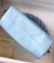 Givechy Medium  ID93 Shoulder Bag In Blue BB50E Size 27x15x20cm - 4