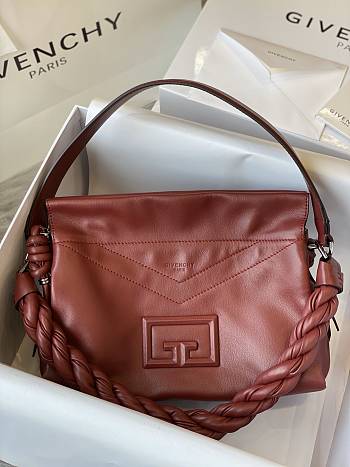 Givechy Medium ID93 Shoulder Bag In Bodeaux BB50E Size 27x15x20cm