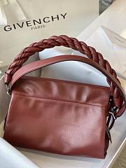 Givechy Medium ID93 Shoulder Bag In Bodeaux BB50E Size 27x15x20cm - 6