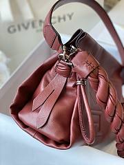 Givechy Medium ID93 Shoulder Bag In Bodeaux BB50E Size 27x15x20cm - 4