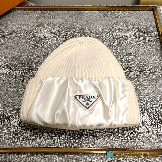 White Prada Hat  - 1