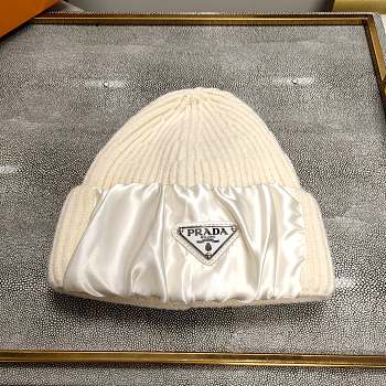 White Prada Hat 