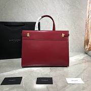 YSL Manhattan Shoulder Bag In Box Leather 57927  - 4