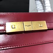 YSL Manhattan Shoulder Bag In Box Leather 57927  - 2