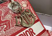 Dior Medium Lady D-lite Tiger Embroidery Size 24cm - 6