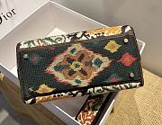 Dior Medium Lady D-lite Multi Yellow Embroidery Size 24cm  - 4