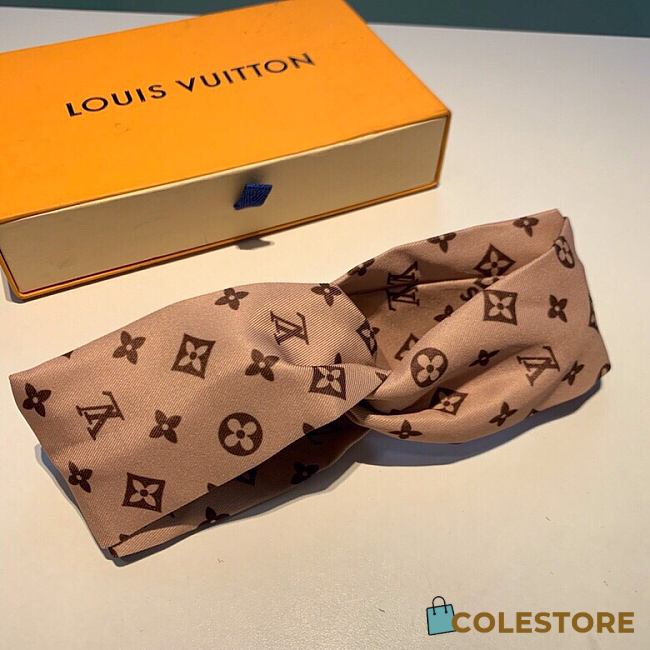 Luois Vuitton Silk Headband - 1