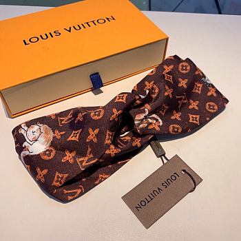 Luois Vuitton Silk Headband 002