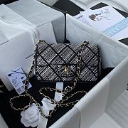 Chanel Flap Bag Rhinestone Limited Version Size 20cm - 1