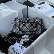 Chanel Flap Bag Rhinestone Limited Version Size 20cm - 6