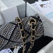 Chanel Flap Bag Rhinestone Limited Version Size 20cm - 4